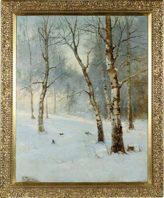 Розен Карл Иоганнович. Утро в зимнем лесу  